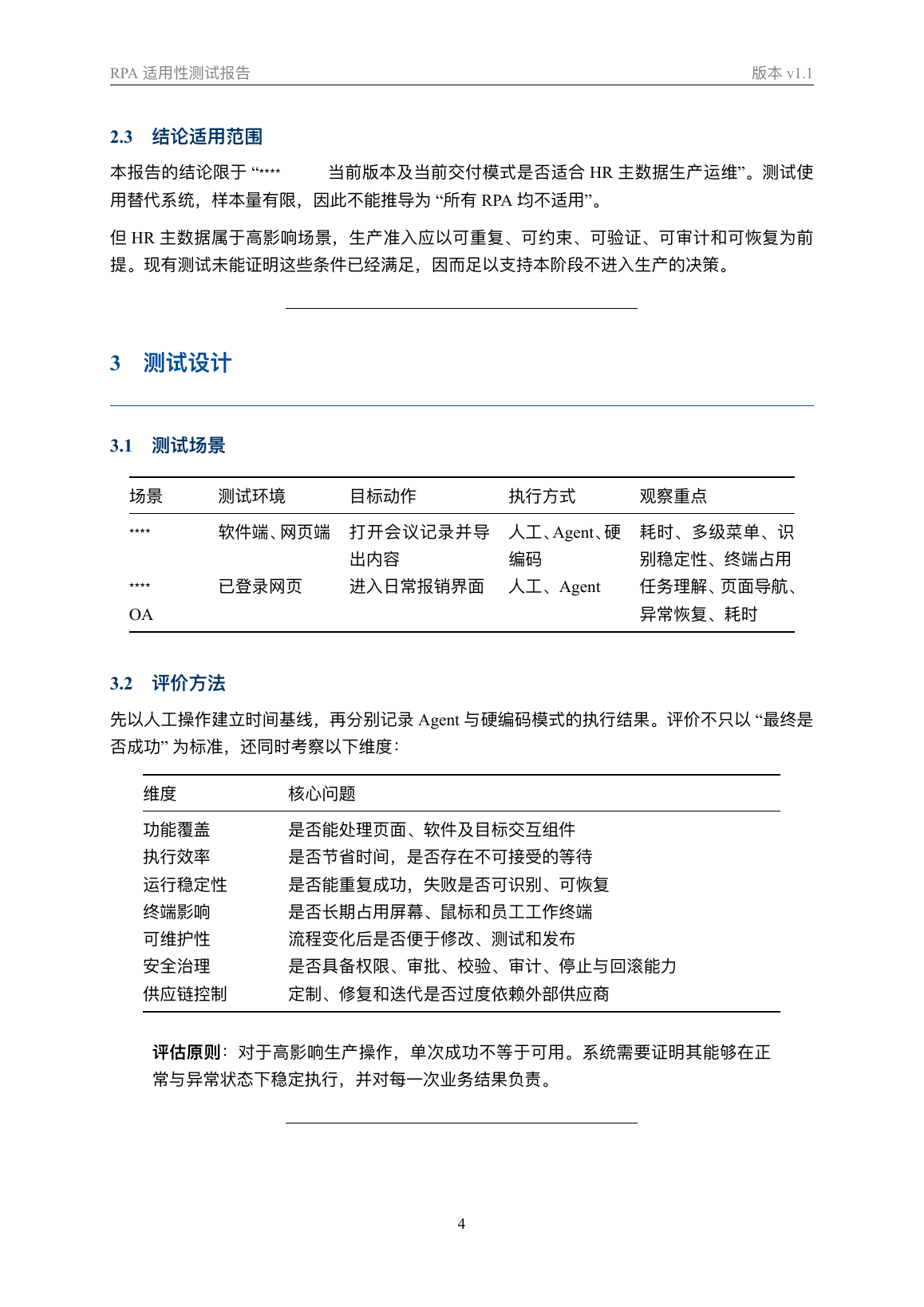 企业场景下的 RPA 体验与选型报告作品内容预览